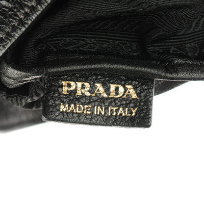 Prada Washed Buffalo Tote Nero Black 8 of 8