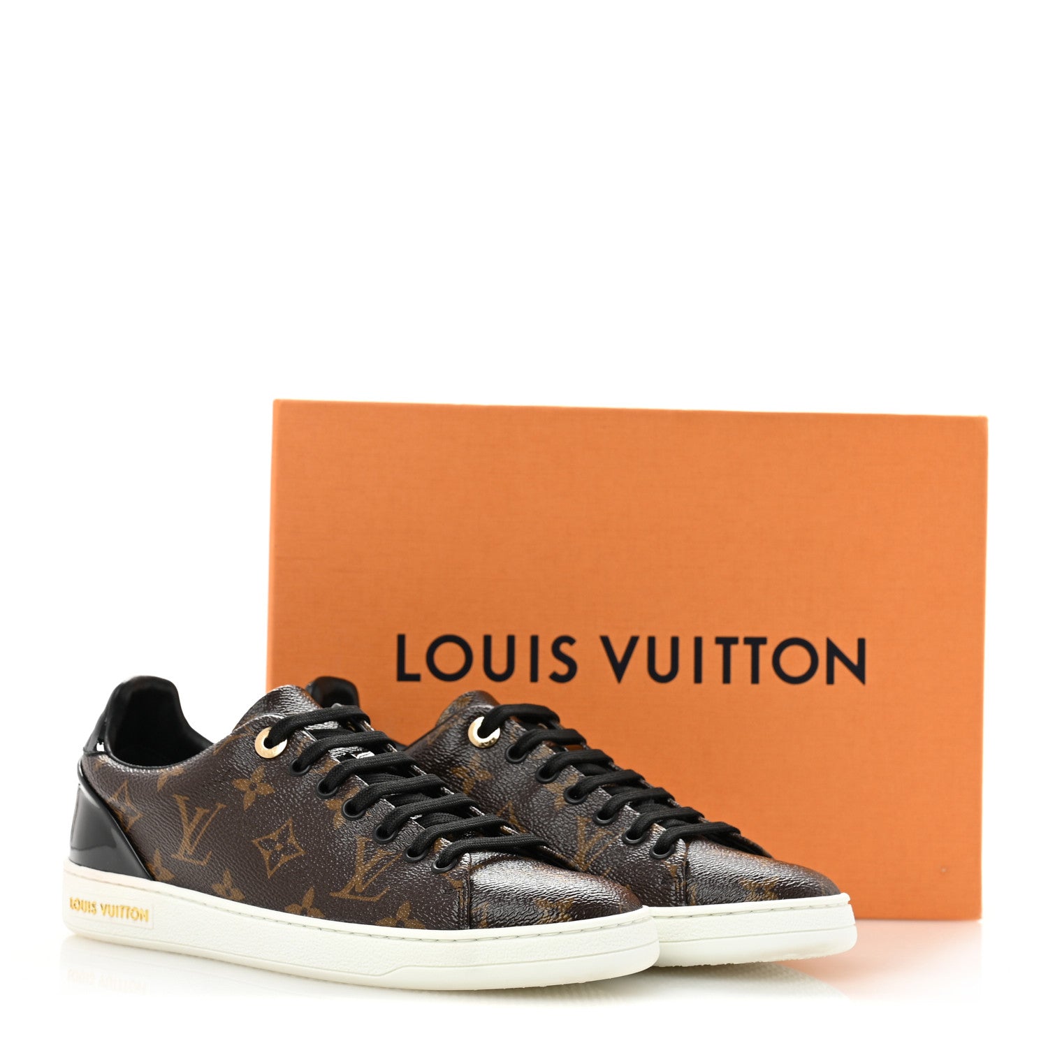 Louis Vuitton Patent Monogram Frontrow Sneakers 37.5 11 of 11