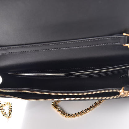 Fendi Vitello Liberty Lucido F is Fendi Medium Envelope Wallet on Chain Black 5 of 7