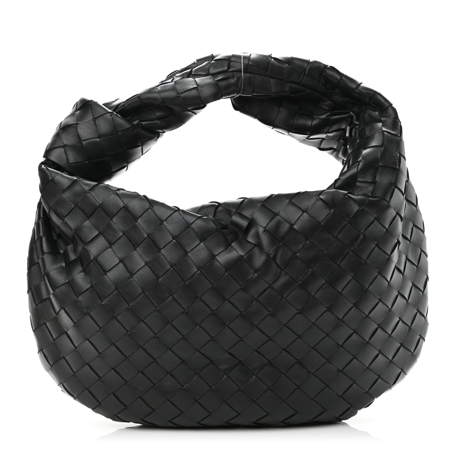 Nappa Intrecciato Teen Jodie Hobo Black