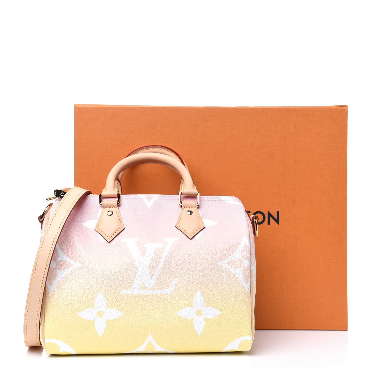Louis Vuitton Monogram Giant By The Pool Speedy Bandouliere 25 Light Pink 11 of 11