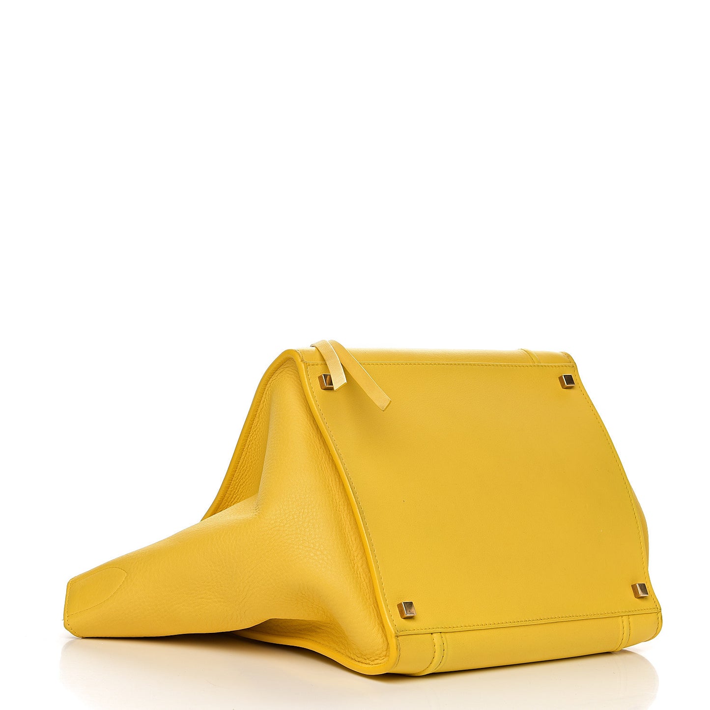 Supple Calfskin Medium Phantom Luggage Sun Yellow