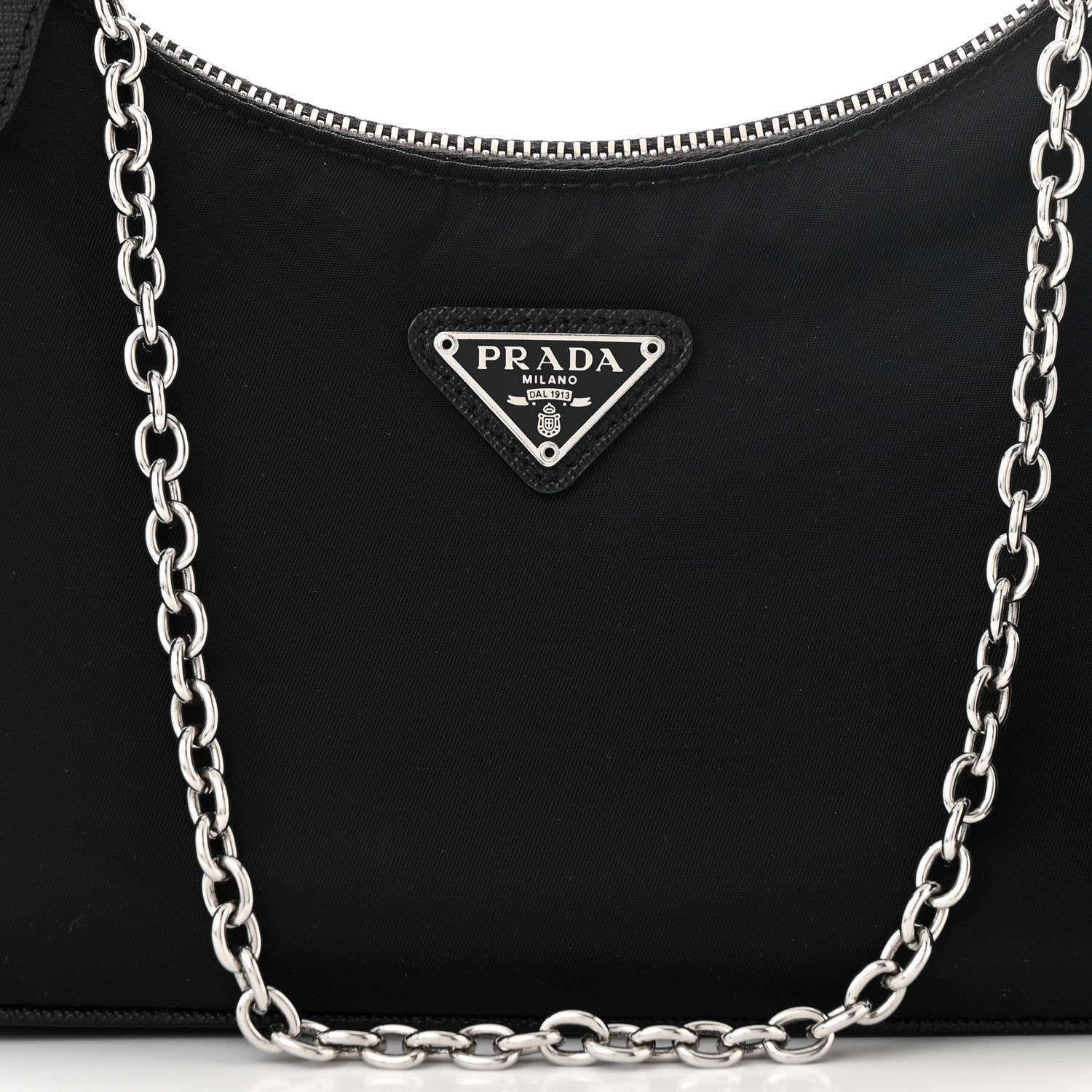 Prada Nylon Re-Edition 2005 Shoulder Bag Black 9 of 11