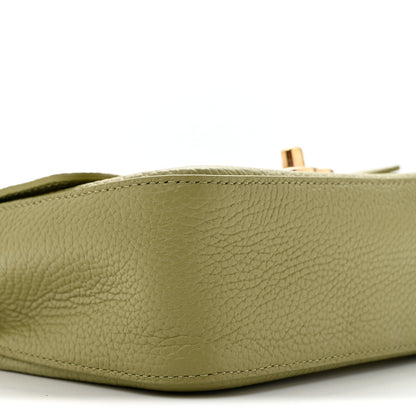 Chanel Grained Calfskin Mini Souplissimo Maxi Flap Green 9 of 11