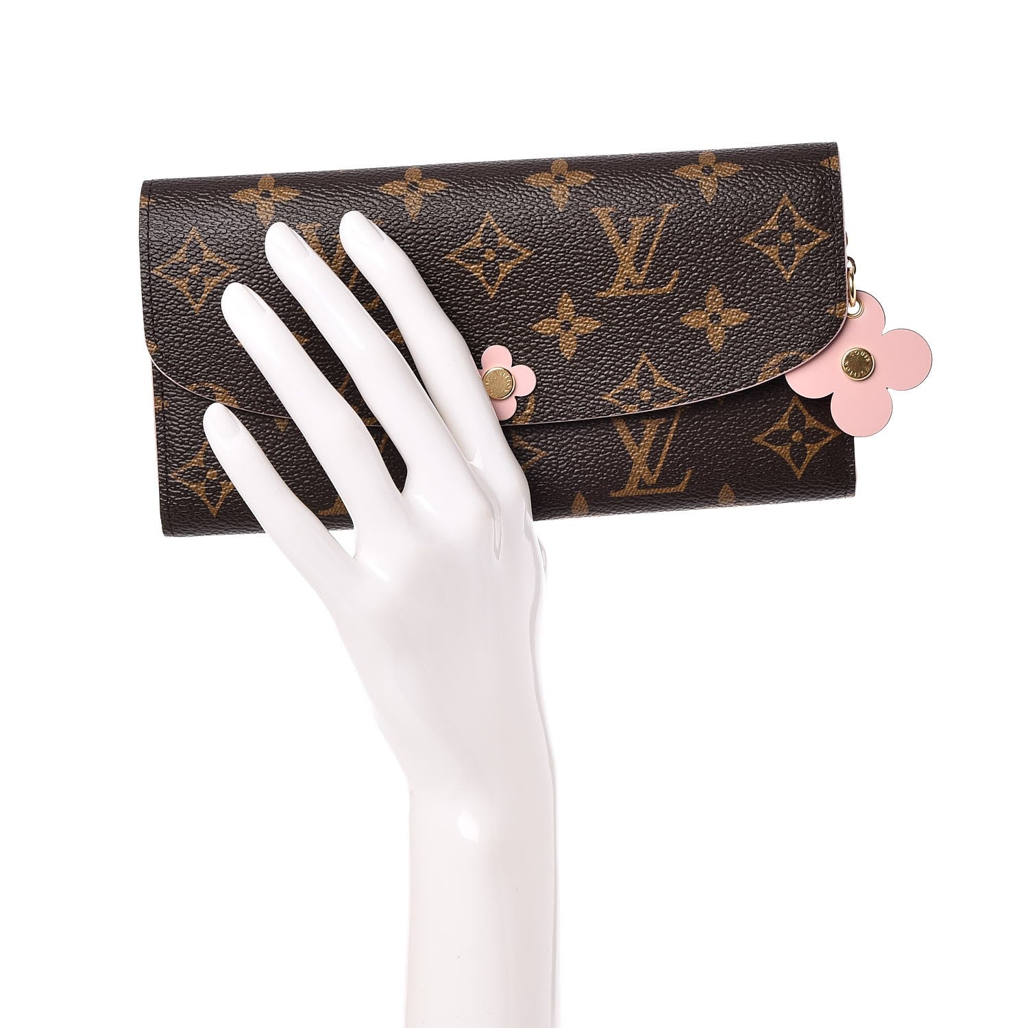 Louis Vuitton Monogram Bloom Flower Emilie Wallet 2 of 7