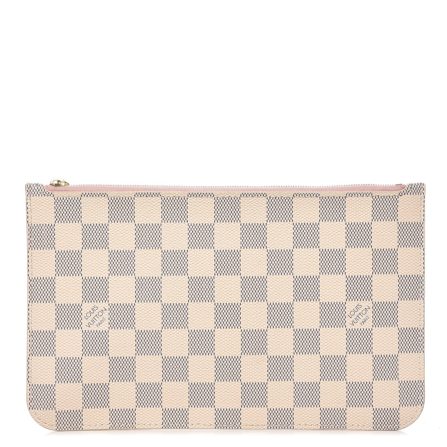 Louis Vuitton Damier Azur Neverfull MM GM Pochette Rose Ballerine 1 of 11