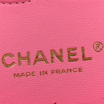 Chanel Caviar Quilted Medium Double Flap Pink 6 of 11