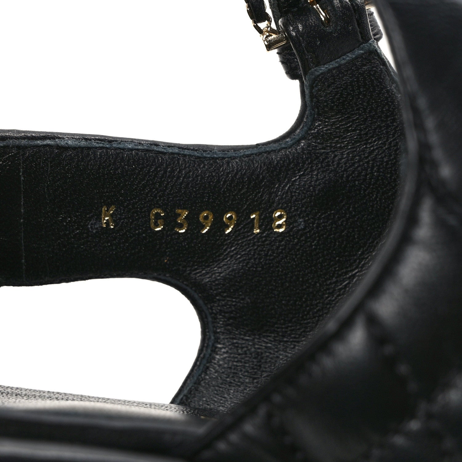 Chanel Lambskin Quilted CC Platform Sandals 39.5 Black 8 of 9