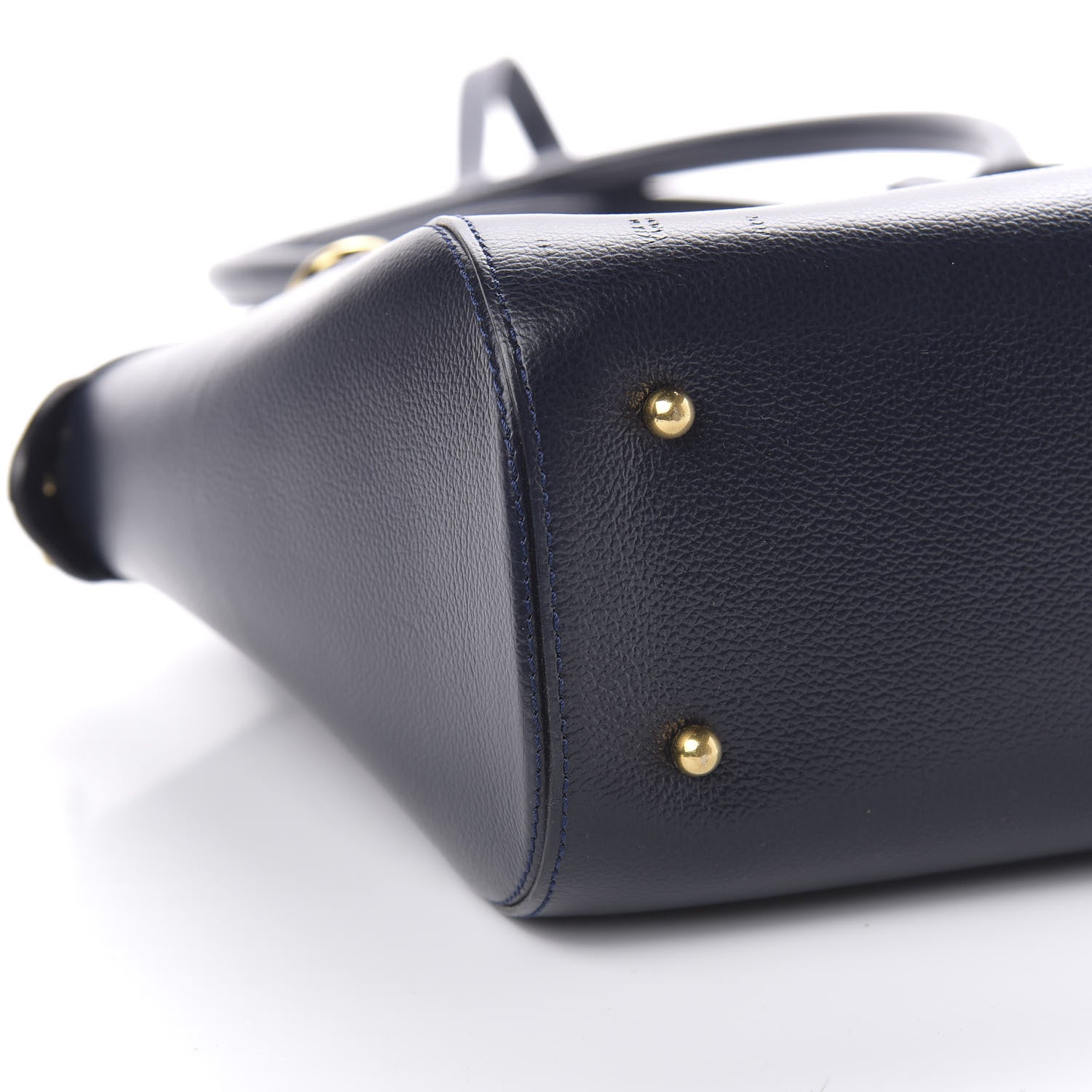 Delvaux Grained Calfskin Charme Tote Jumping Marine 8 of 12