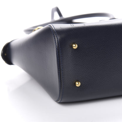 Delvaux Grained Calfskin Charme Tote Jumping Marine 8 of 12