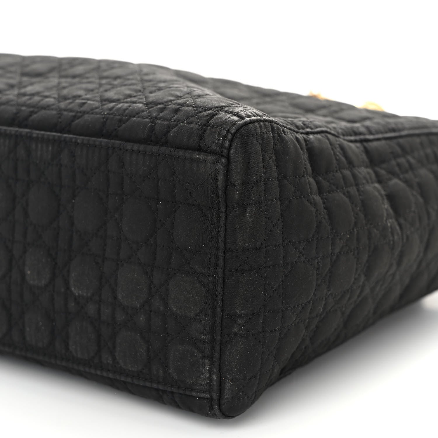 Christian Dior Nylon Cannage Large Lady Dior Black 10 of 13