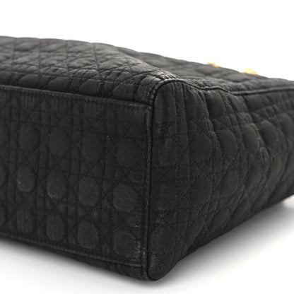 Christian Dior Nylon Cannage Large Lady Dior Black 10 of 13