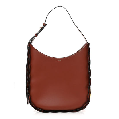 Chloe Small Grain Smooth Calfskin Medium Darryl Hobo Sepia Brown 1 of 9