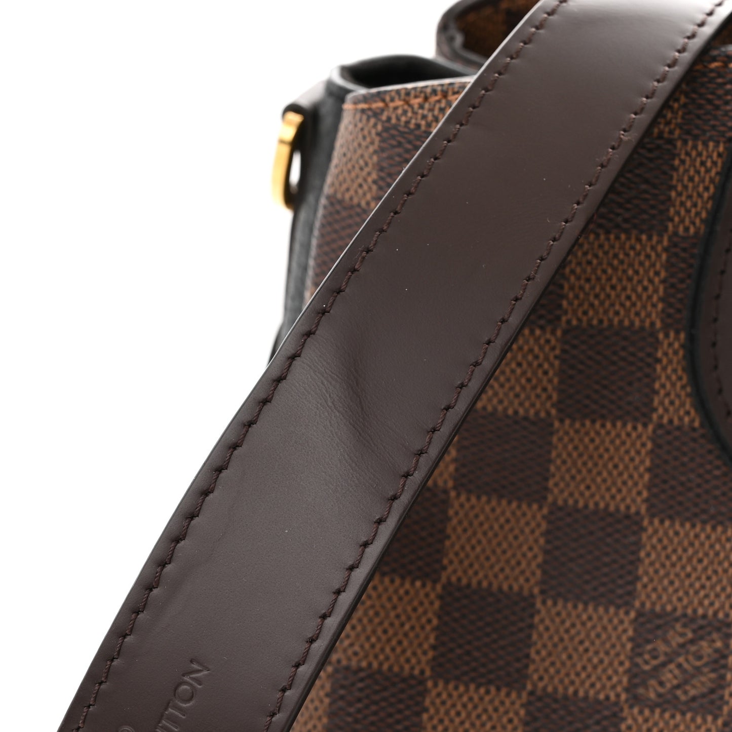 Cuir Taurillon Damier Ebene Normandy Black