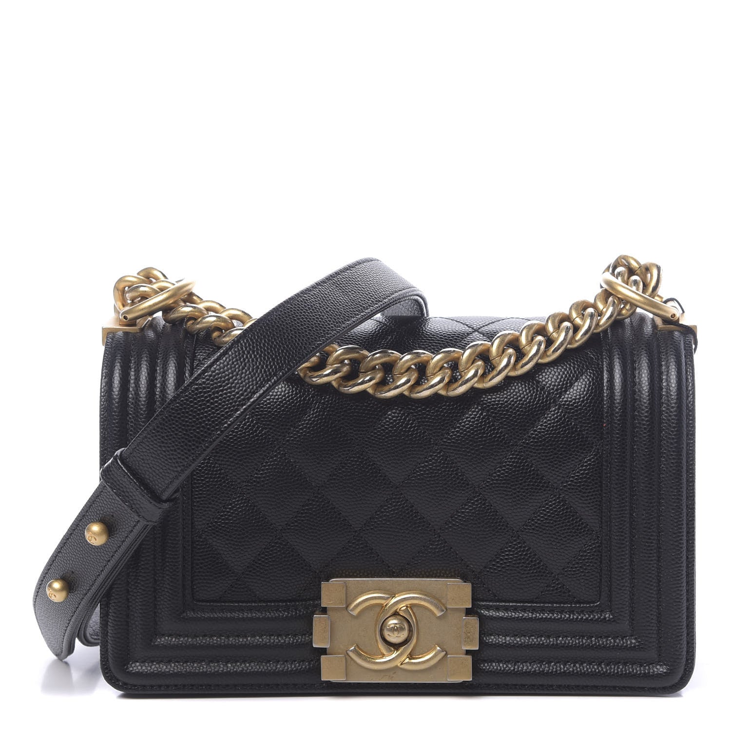 Chanel Caviar Quilted Small Boy Flap Black 1 of 11