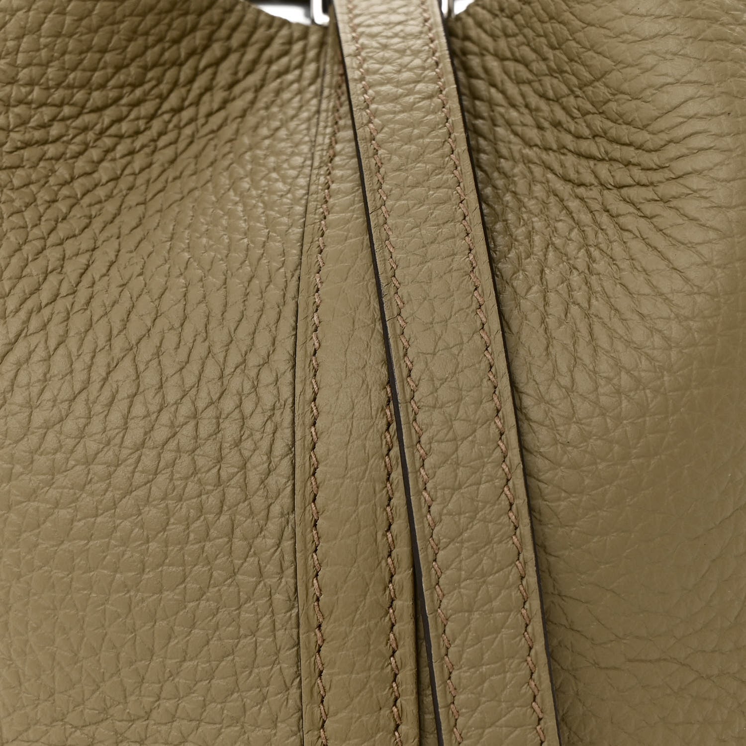 Hermes Taurillon Clemence Picotin Lock 18 PM Beige Marfa 8 of 11