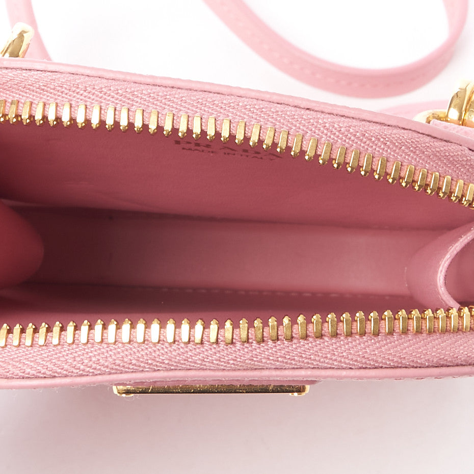 Saffiano Mini Crossbody Bag Petalo