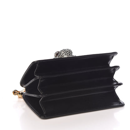 Gucci Calfskin Bamboo Mini Thiara Top Handle Bag Black 4 of 11