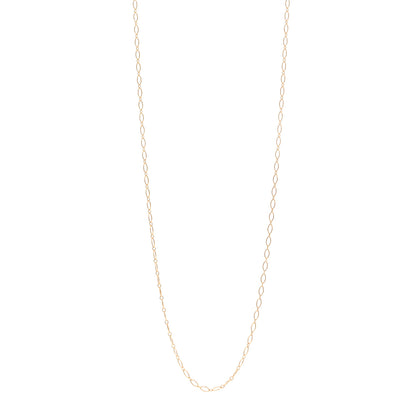 Tiffany 18K Rose Gold Oval Link Chain Necklace 36" 1 of 4