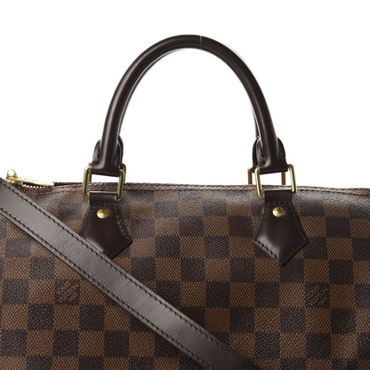 Louis Vuitton Damier Ebene Speedy Bandouliere 30 10 of 11