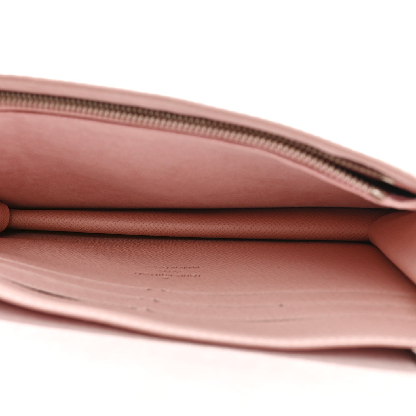 Epi Twist Belt Chain Wallet Rose Ballerine