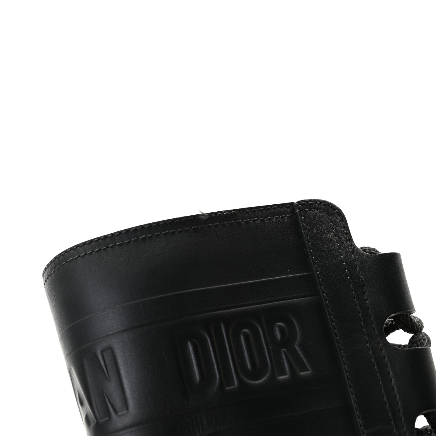 Christian Dior Calfskin Dior Quest 35mm Hiking Boots 36.5 Black 7 of 12