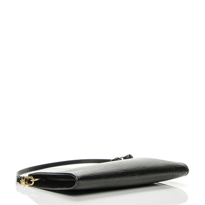 Louis Vuitton Epi Pochette Accessories 24 Black 4 of 6