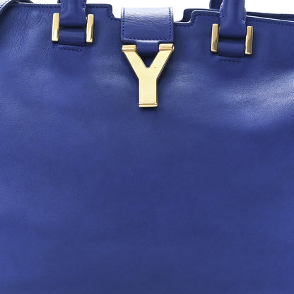 Saint Laurent Calfskin Small Classic Y Cabas Royal Blue 8 of 13
