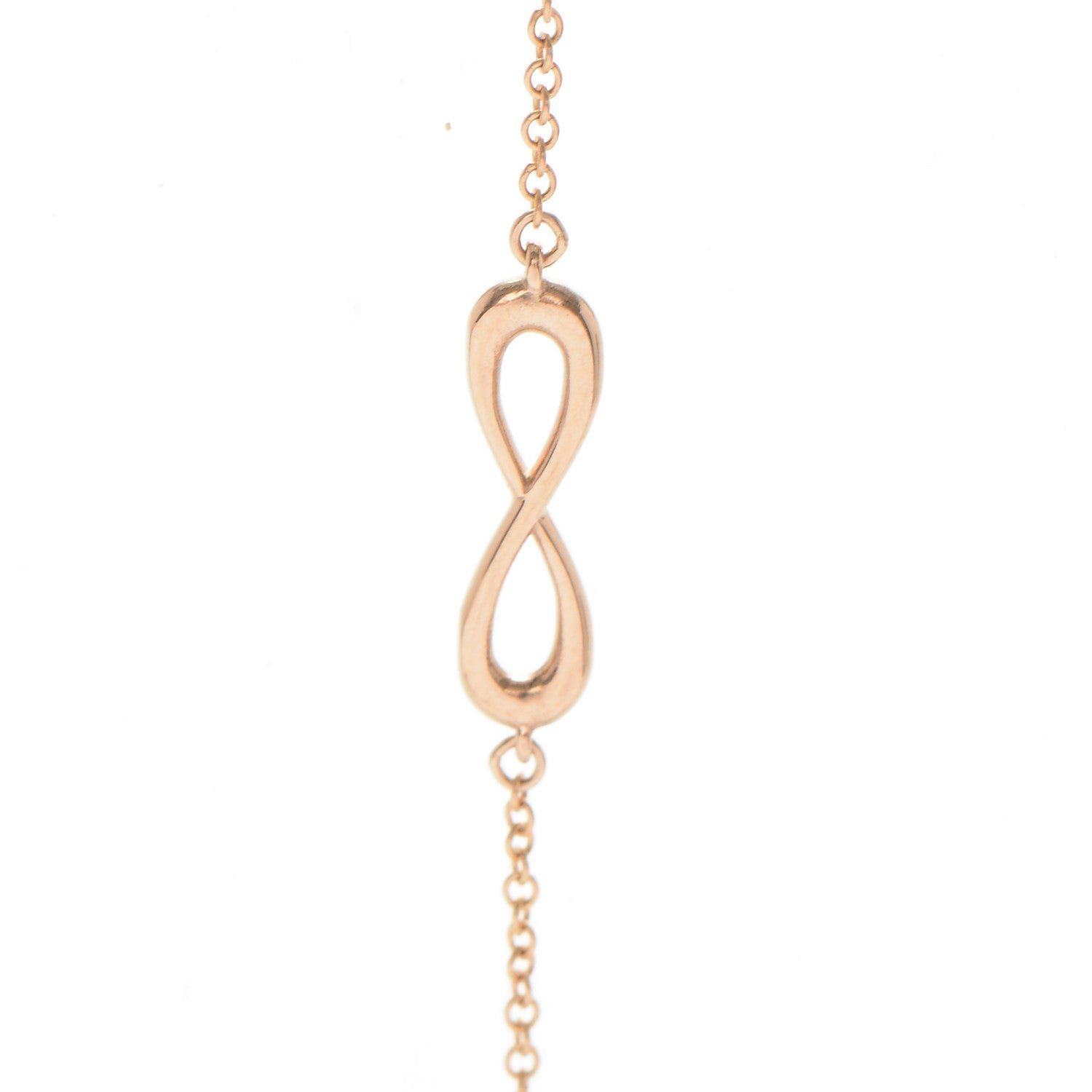 Tiffany 18K Rose Gold Infinity Endless Necklace 4 of 7