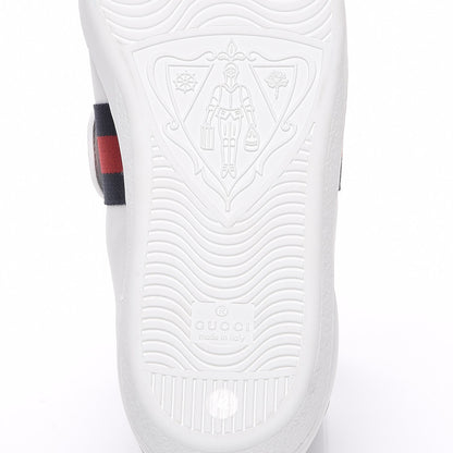 Gucci Calfskin Ayers Blind For Love Embroidered Womens Ace Sneakers 42 White 6 of 8