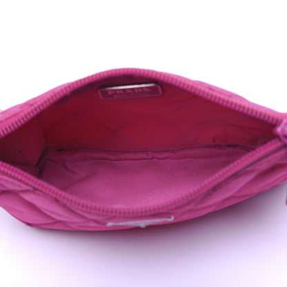 Prada Nylon Tessuto Impuntu Pouch Fuxia 11 of 24