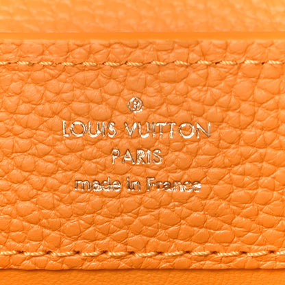 Louis Vuitton Taurillon Mini Capucines Sunbeam Yellow 6 of 9