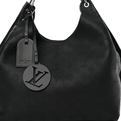 Louis Vuitton Mahina Carmel Hobo Black 8 of 15