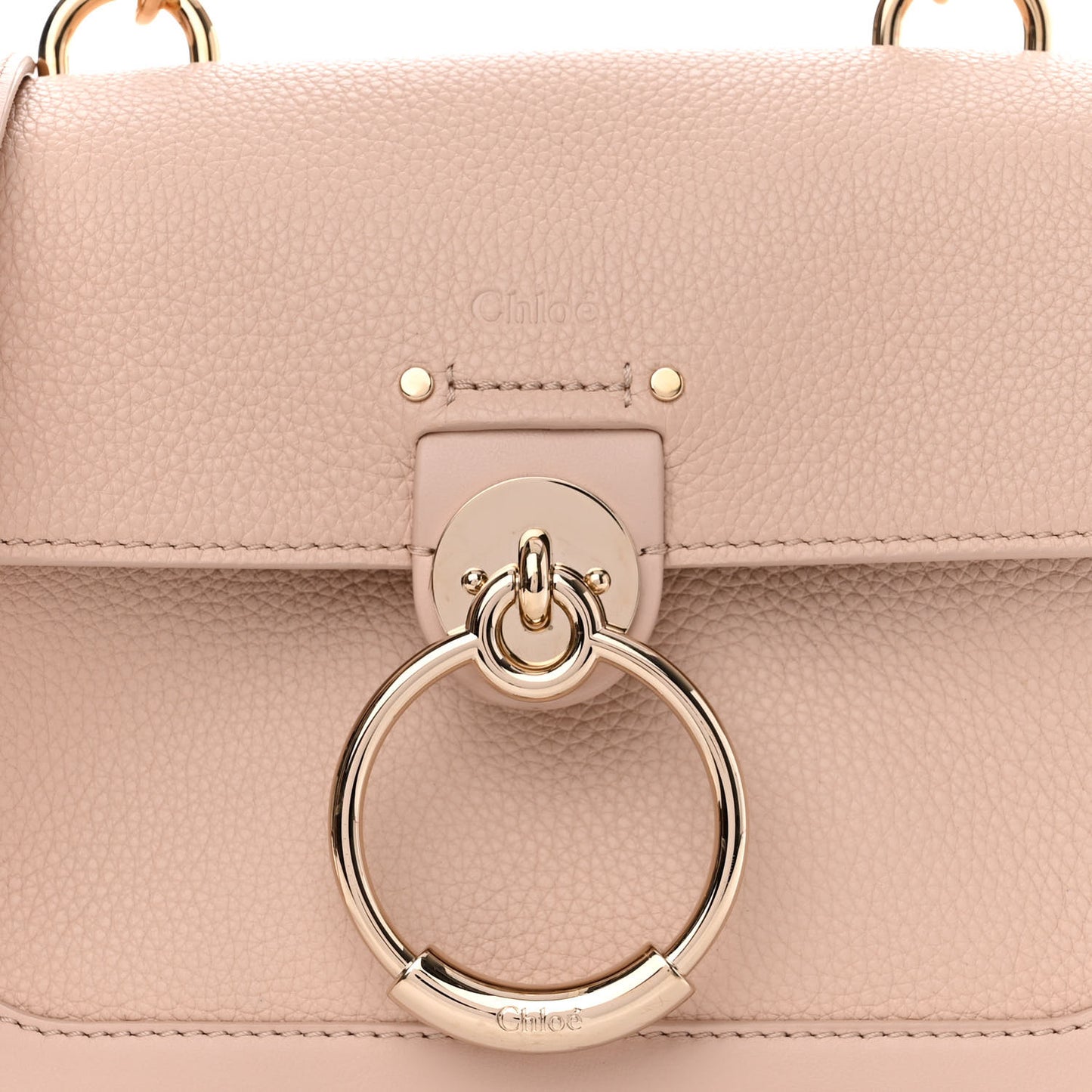 Calfskin Mini Tess Day Bag Cement Pink