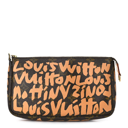 Louis Vuitton Monogram Graffiti Pochette Accessories Peach 1 of 9