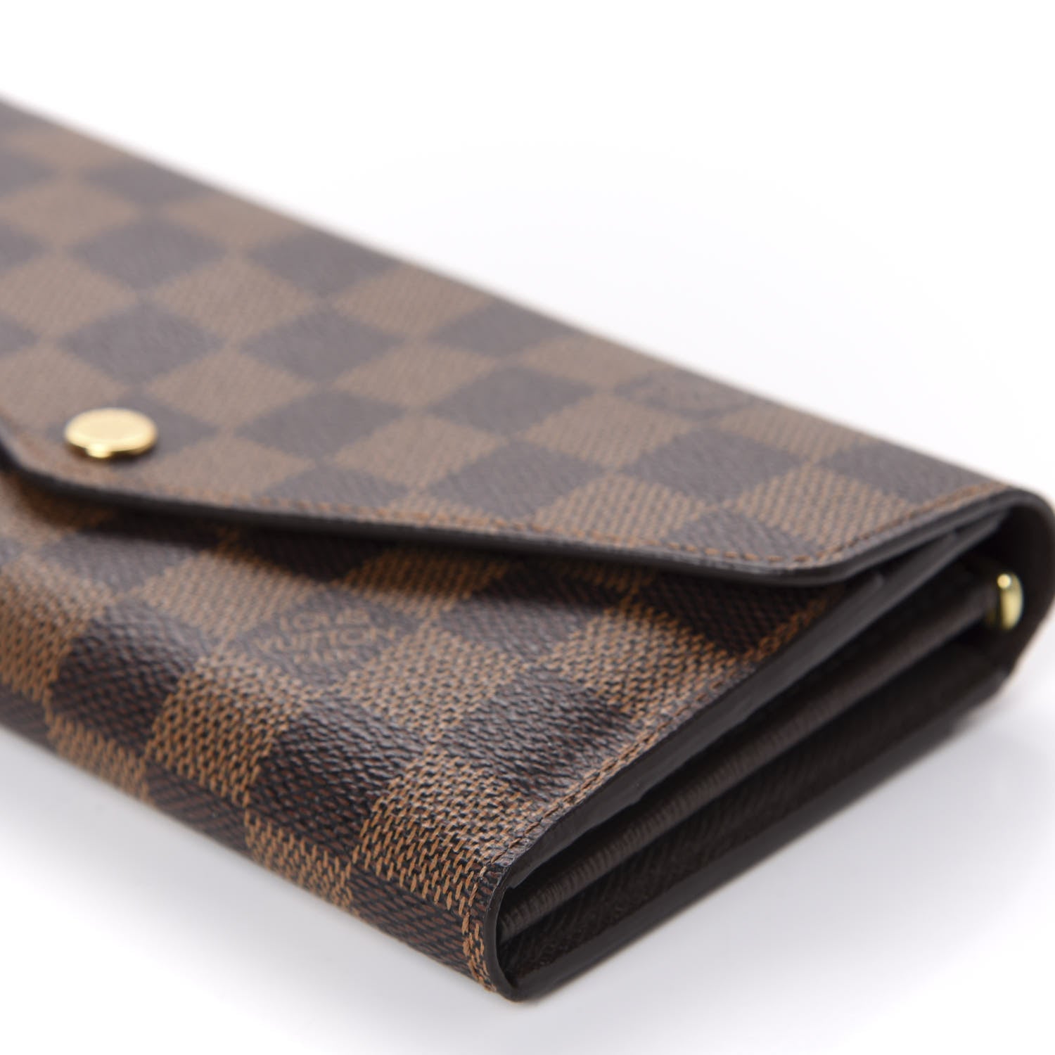 Louis Vuitton Damier Ebene Sarah Wallet NM 7 of 9