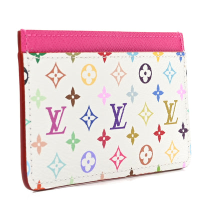 Louis Vuitton LV X TM Monogram Multicolor Card Holder Kawaii Pink 3 of 8
