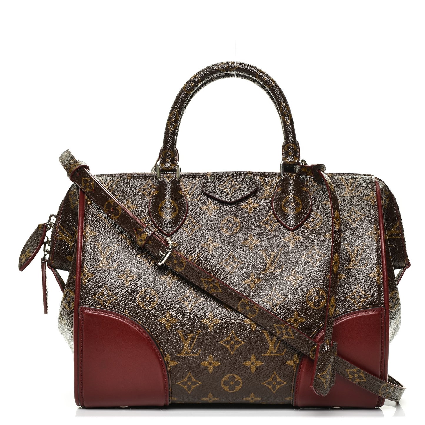 Monogram Shine Doc PM Bordeaux