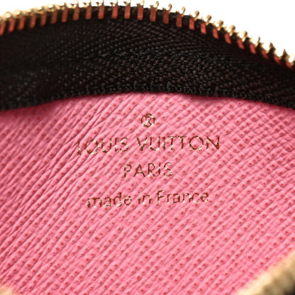 Louis Vuitton Monogram 2022 Christmas Animation Paris Key Pouch Pink 6 of 7