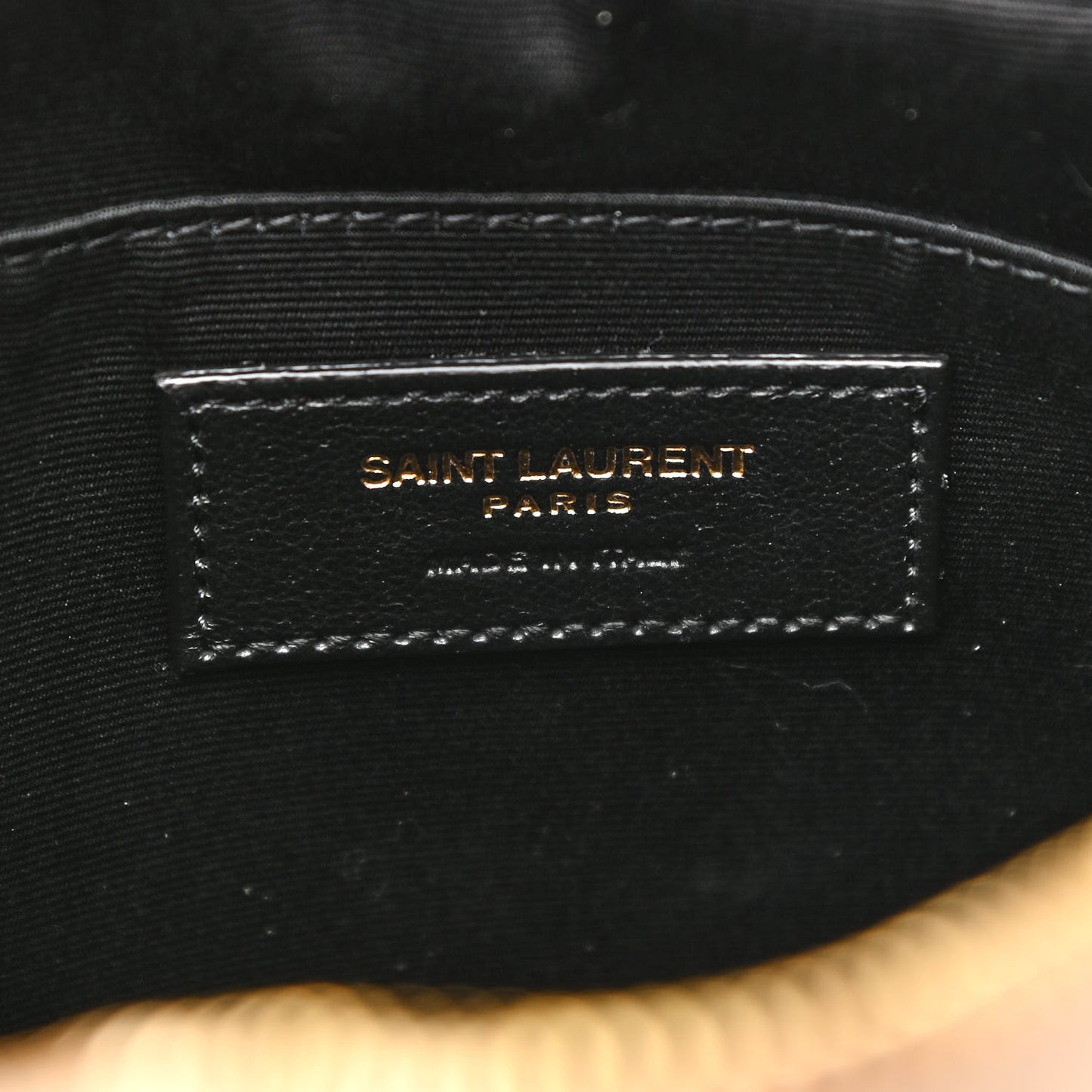 Calfskin Matelasse Monogram Lou Camera Bag Dark Beige