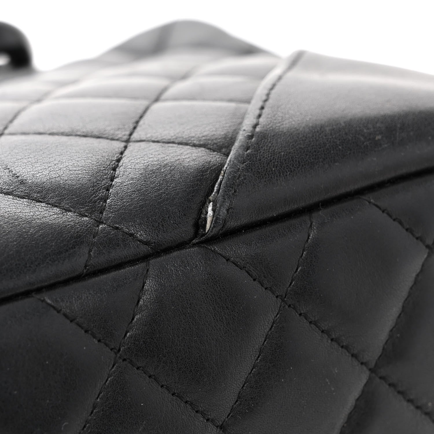 Chanel Calfskin Quilted Large Cambon Bowler Black 13 of 13