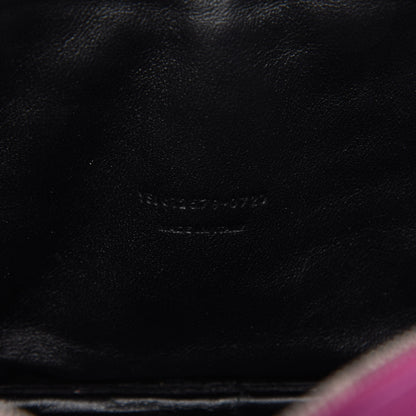 Saint Laurent Grain De Poudre Matelasse Monogram Mini Lou Camera Bag Bright Pink 9 of 10