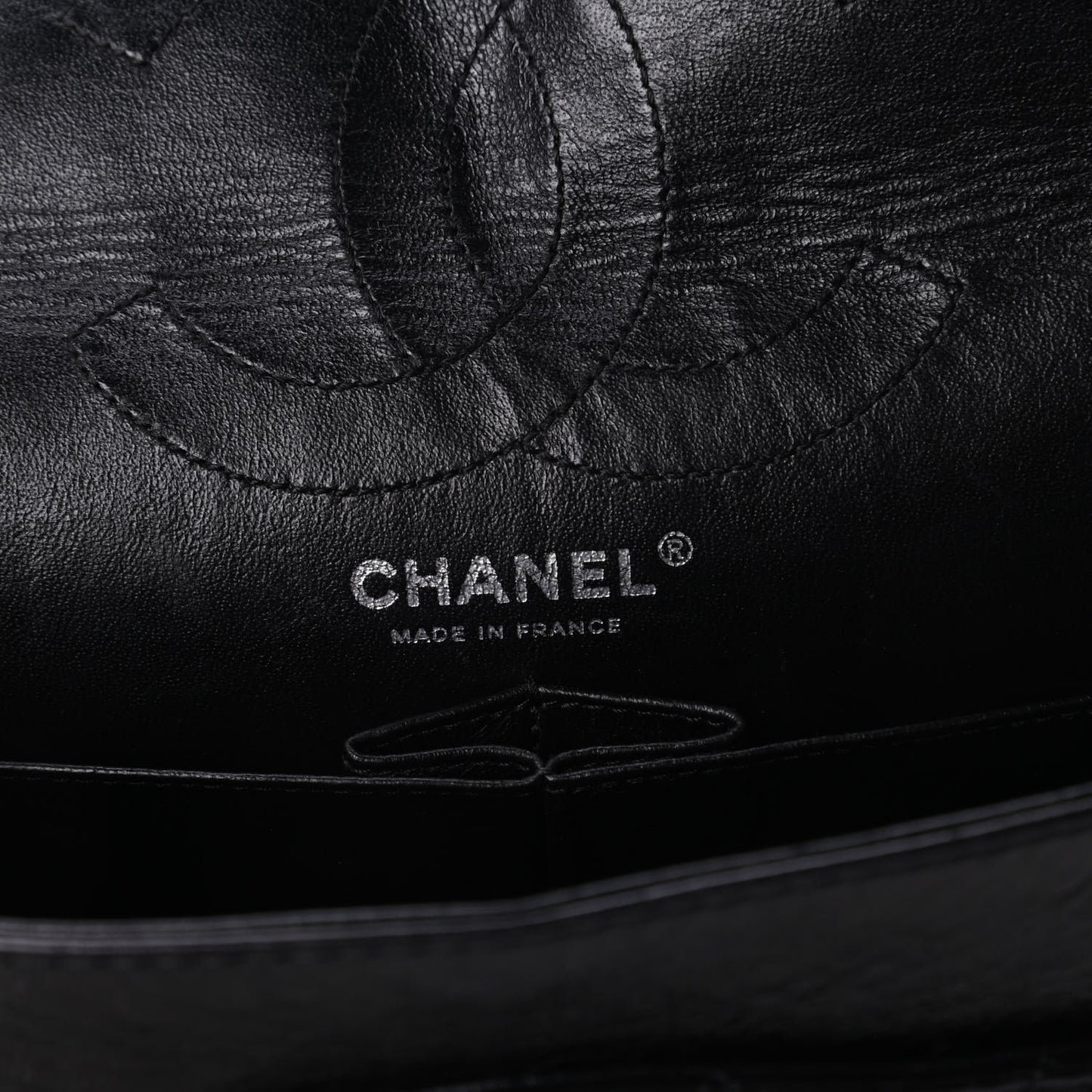 Aged Calfskin Quilted 2.55 Reissue 226 Flap Black