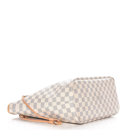 Louis Vuitton Damier Azur Neo Neverfull MM Rose Ballerine 4 of 9