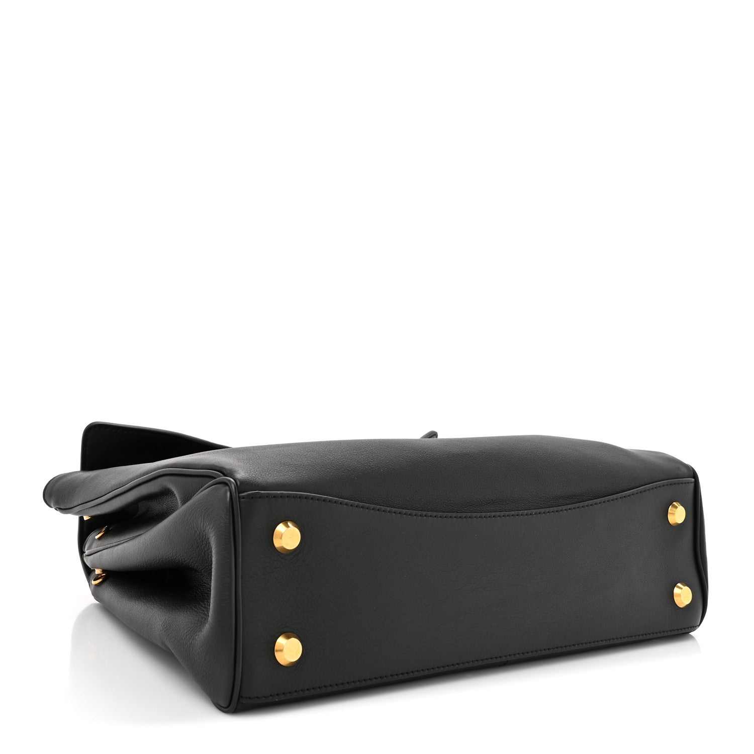 Balenciaga Natural Smooth Calfskin Medium Rodeo Top Handle Handbag Black 4 of 12
