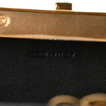 Celine Shiny Calfskin Lana Triomphe Minaudiere Black 7 of 11