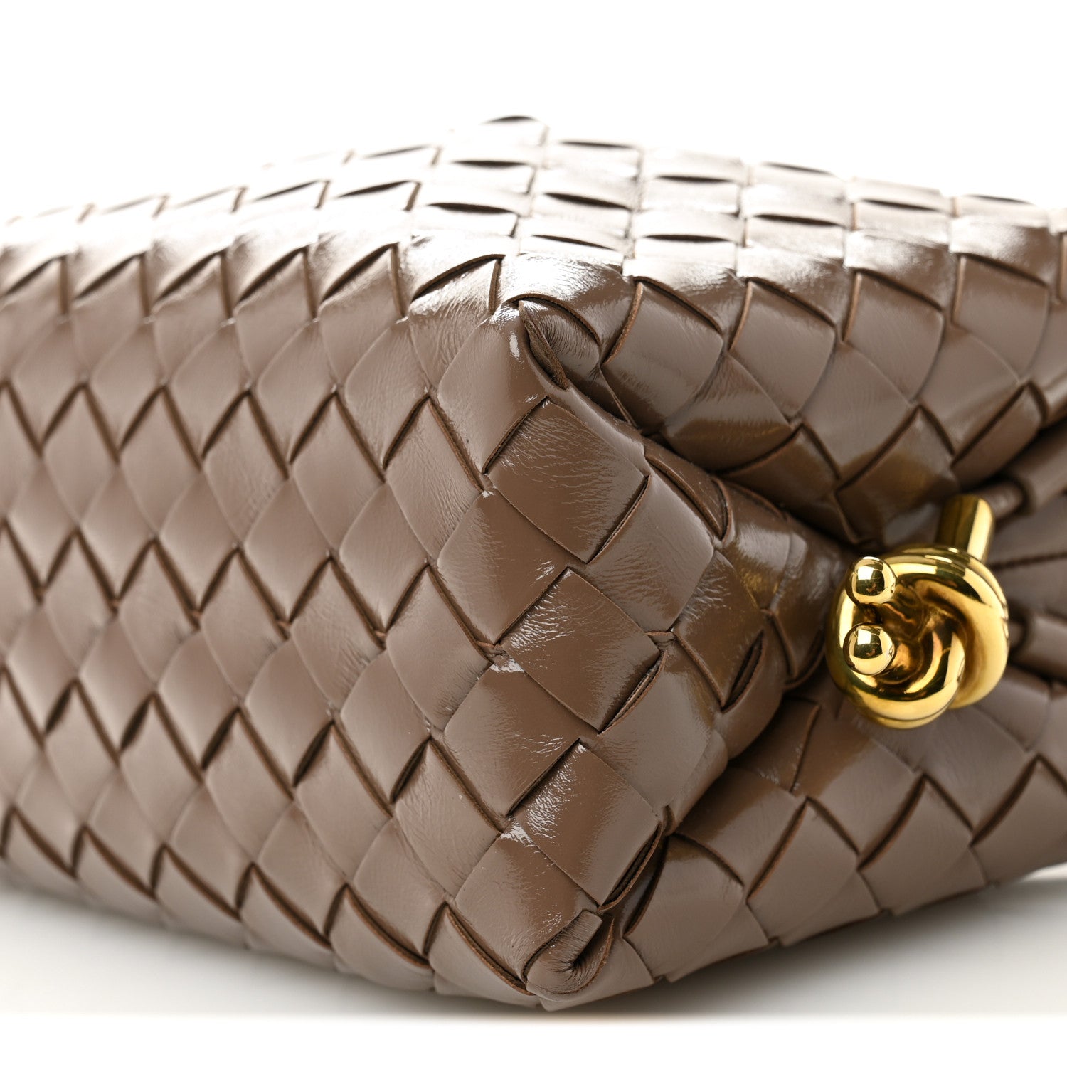 Bottega Veneta Nappa Intrecciato Small Loop Camera Bag Pinecone