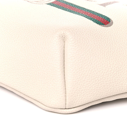 Gucci Grained Calfskin Logo Belt Bag White 11 of 12