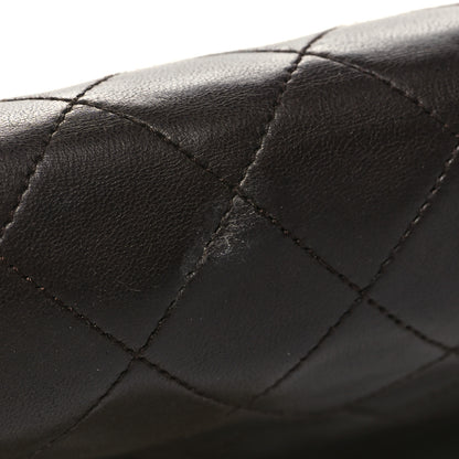 Chanel Lambskin Quilted Small Single Flap Brown 11 of 13