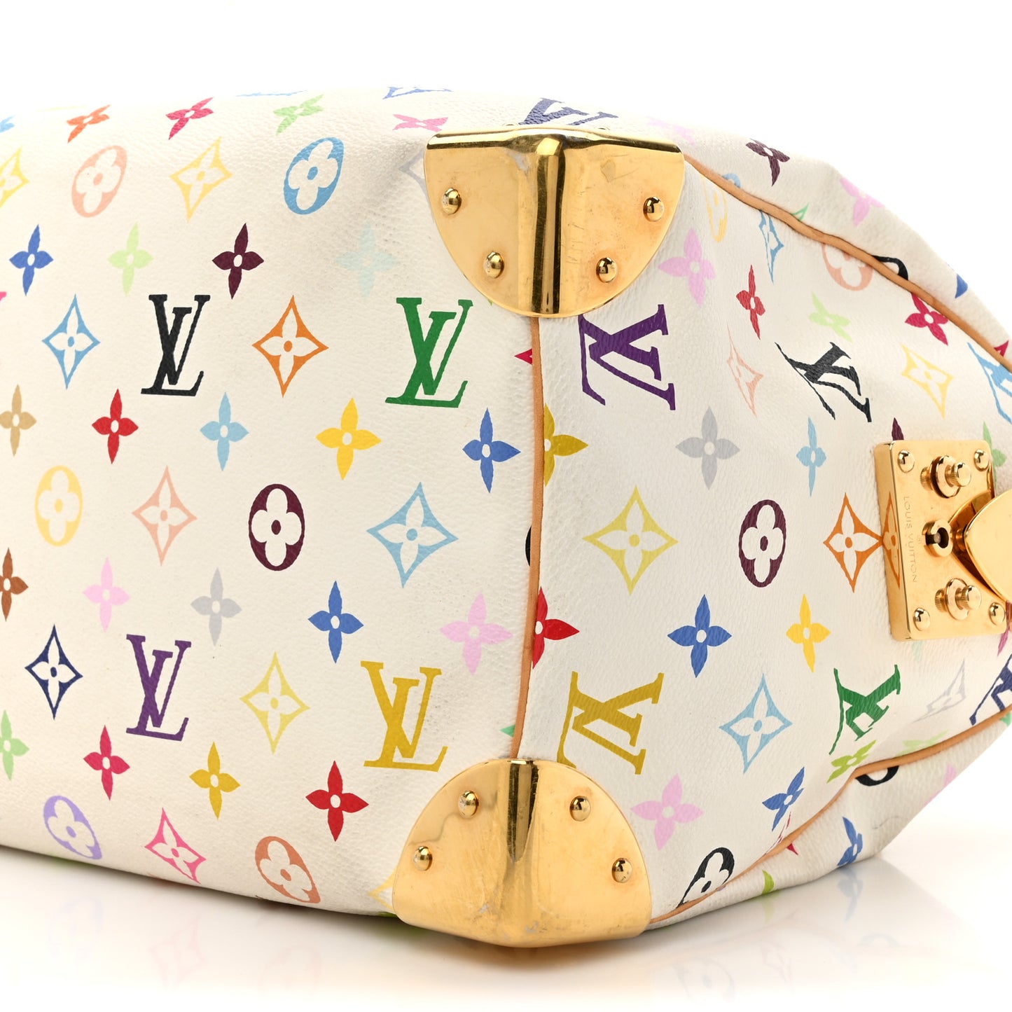 Monogram Multicolor Speedy 30 White